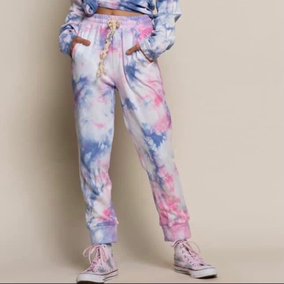 POL tie dye sweatpants - Picture 1 of 1
